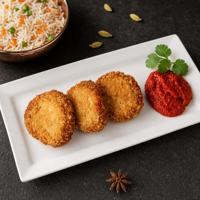 Masala Crab Cakes.