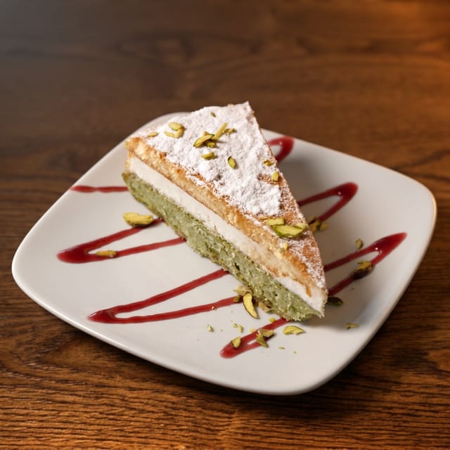 Ricotta & Pistachio Cake.