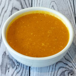 Curried Butternut Squash Soup (V, GF)